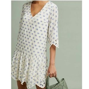 Anthropologie Meadow Rue Drop Waist Dress